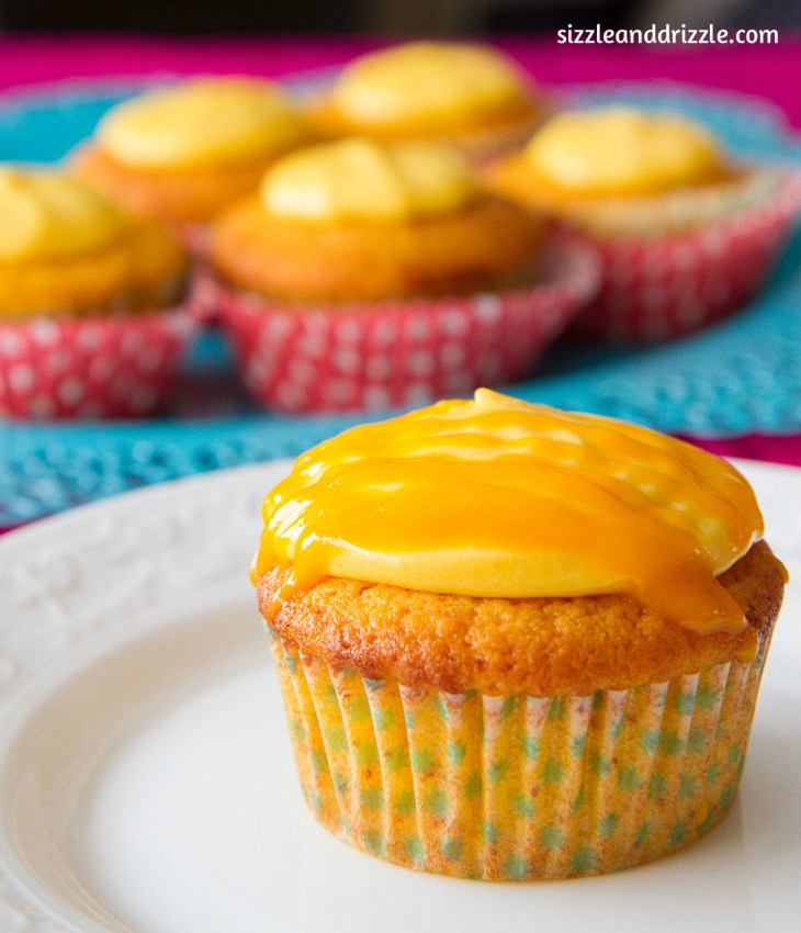 Drool worthy mango cupcake