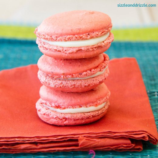 Macarons on top