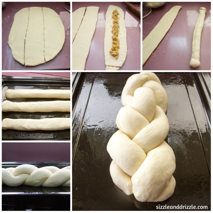 Braiding the bread
