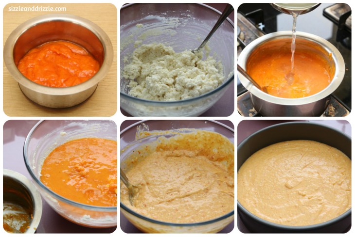 First layer of cheesecake