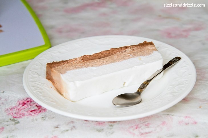 One layer of iced terrine