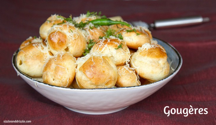 Gougères with cheese
