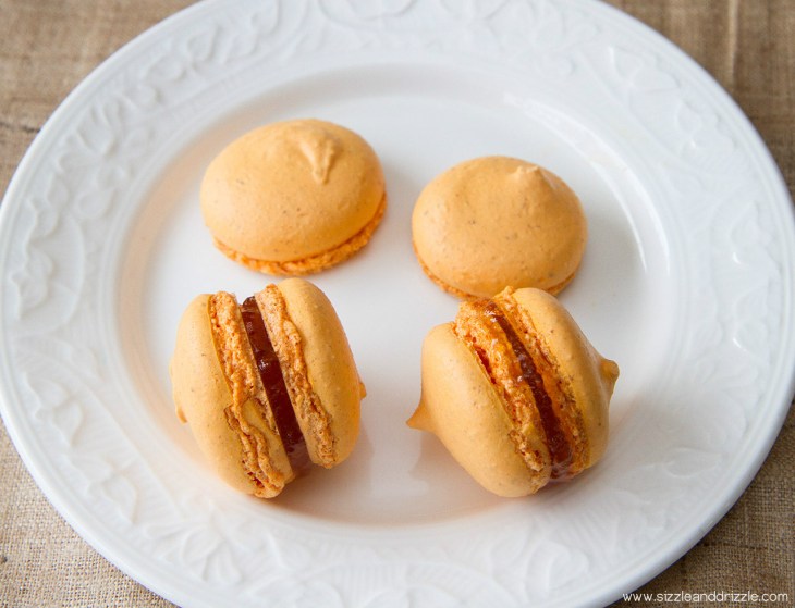 Macarons on a plate
