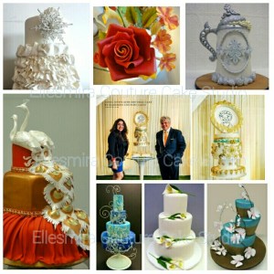 Couture cakes @ Ellesmira and at Colette's studio, NYC.