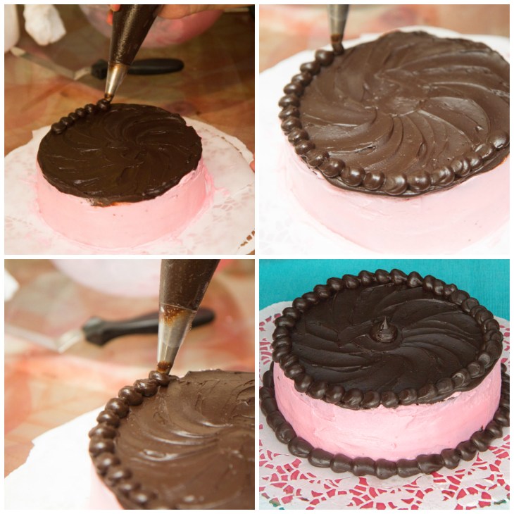 Ganache decoration